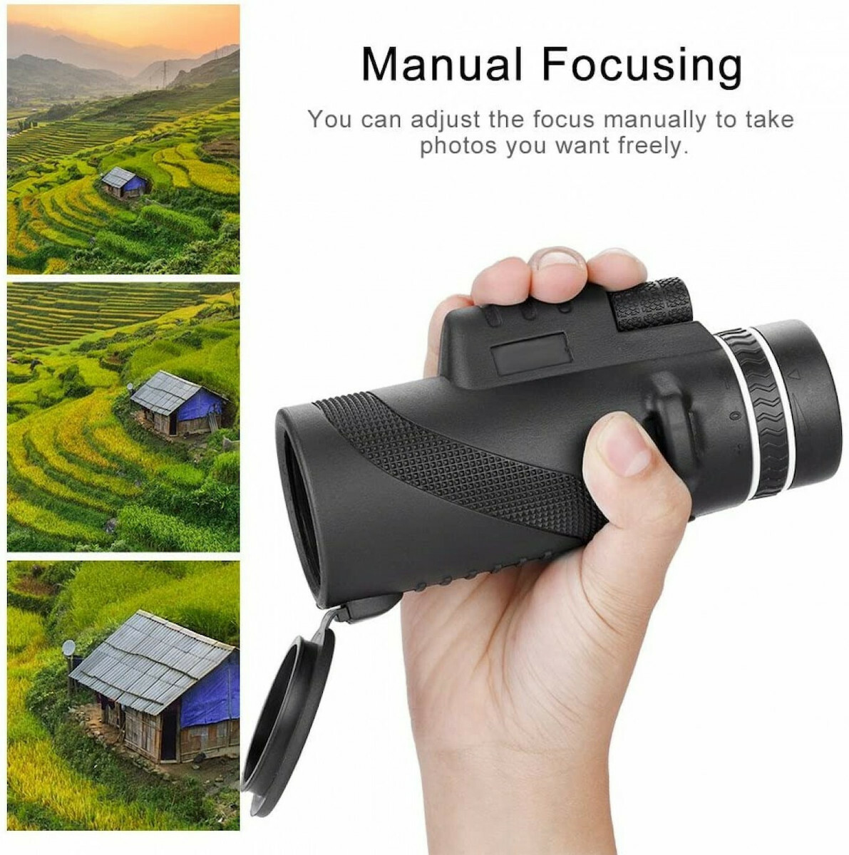 Compact Μονόκυαλο Near Focus 40x60 Day & Night WeatherProof με Ρύθμιση Μυωπίας